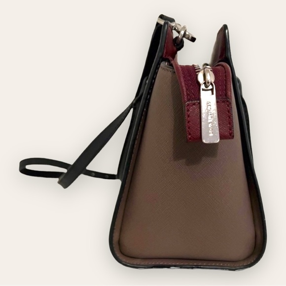 MICHAEL Michael Kors - Selma Top Trio Colorblock Saffiano Leather Satchel. - Picture 5 of 13